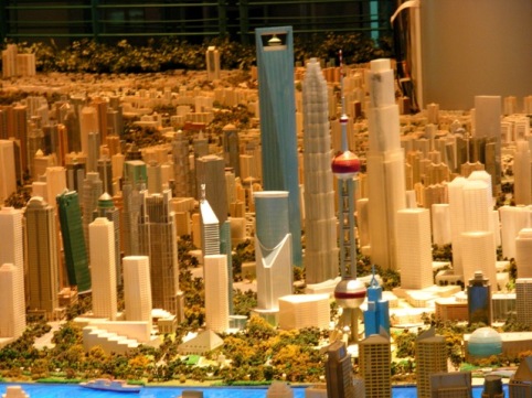 Maquete da cidade de Xangai 2